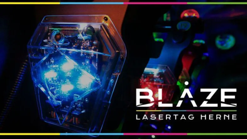 Bild mit einem Laser aus dem Blaze Lasertag Herne.